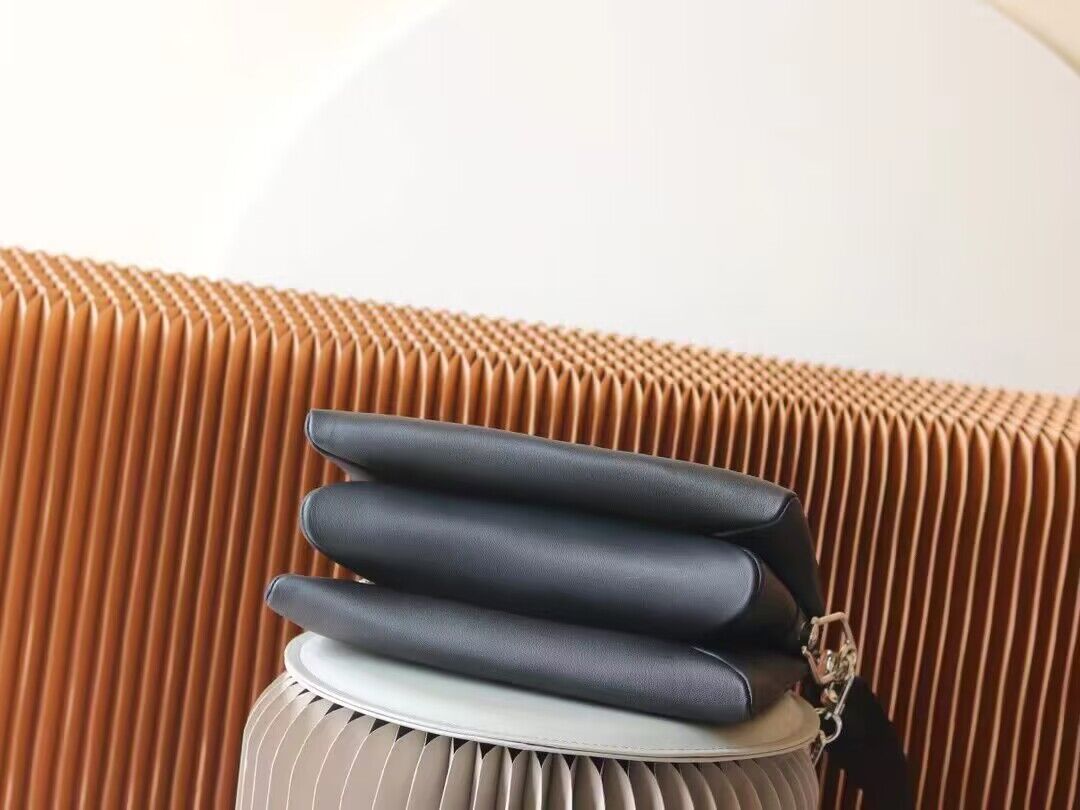 Louis Vuitton Original Leather Coussin PM M21198 Black Louis Vuitton Original Leather Coussin PM M21198 Black