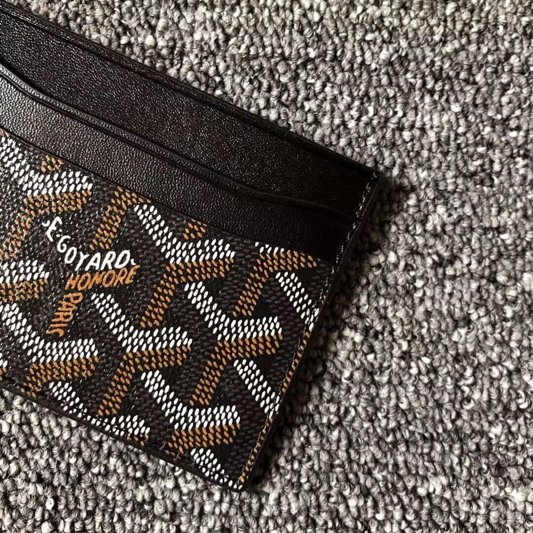 Goyard Card case G9988 Black Goyard Card case G9988 Black