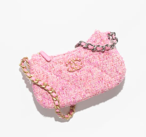 CHANEL 19 CLUTCH WITH CHAIN AP3763 Pink & Ecru CHANEL 19 CLUTCH WITH CHAIN AP3763 Pink & Ecru