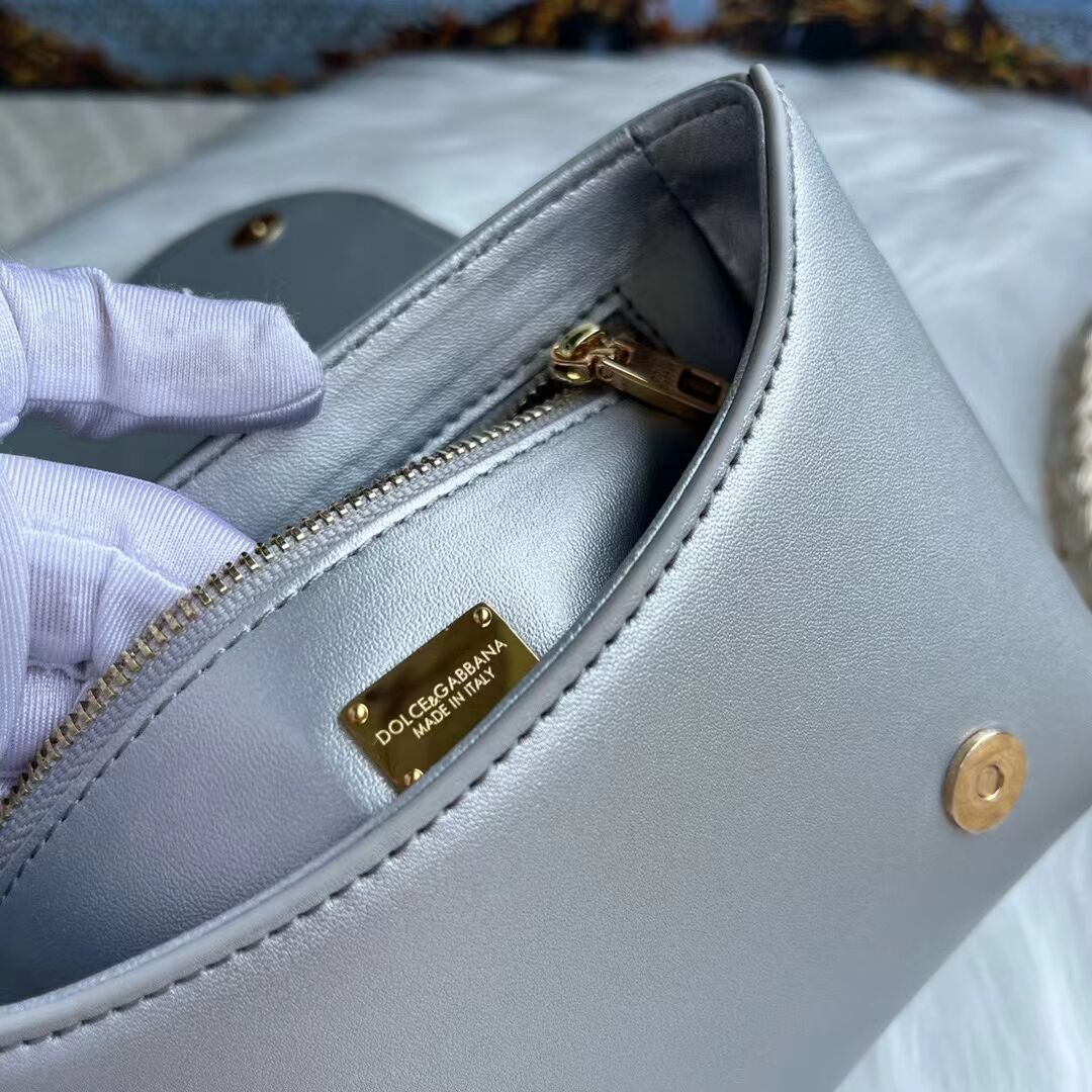 Dolce & Gabbana leather bag G6002 silver Dolce & Gabbana leather bag G6002 silver
