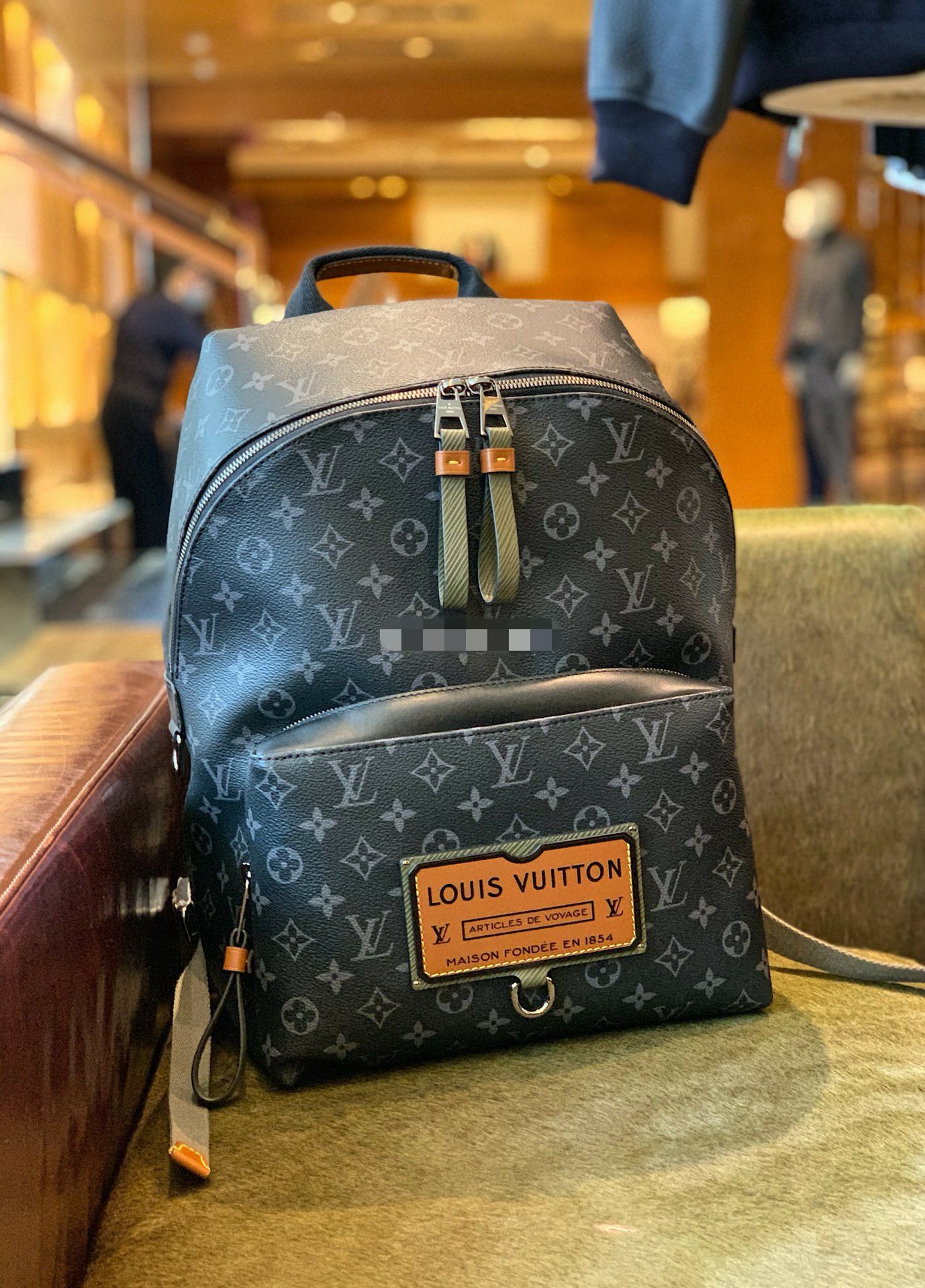 Louis Vuitton Monogram Eclipse Backpack 17723 Louis Vuitton Monogram Eclipse Backpack 17723