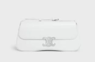 Celine MEDIUM CELINE LOLA BAG IN SHINY CALFSKIN 115533 WHITE Celine MEDIUM CELINE LOLA BAG IN SHINY CALFSKIN 115533 WHITE
