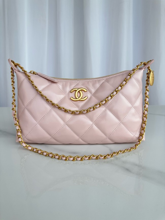 Chanel small HOBO BAG AS5528 pink