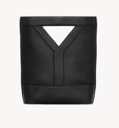 SAINT LAURENT Y SMALL BUCKET IN LEATHER 808224 BLACK