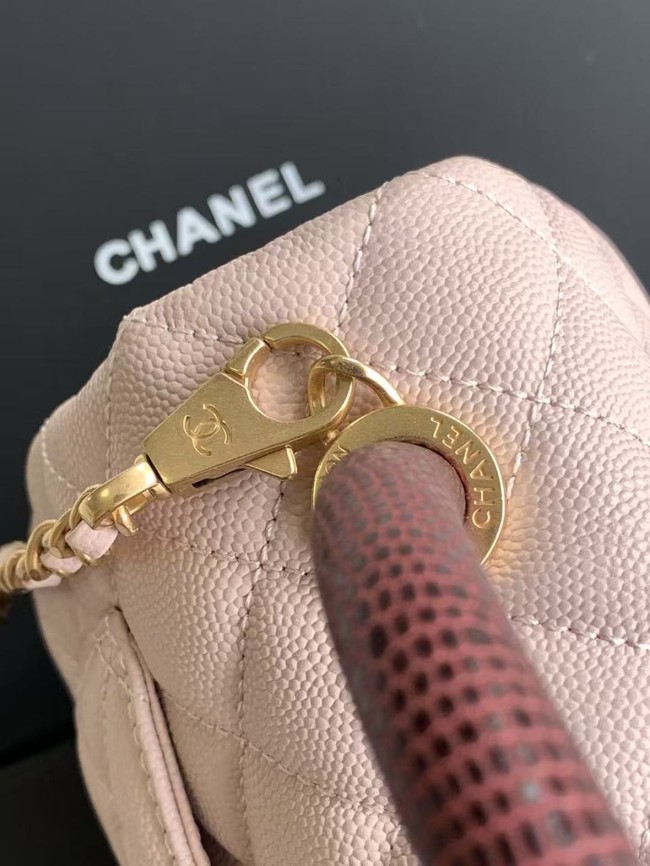 Chanel MINI FLAP BAG WITH TOP HANDLE AS2215-1
