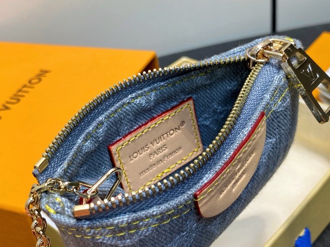Louis Vuitton Key Pouch M13208 blue