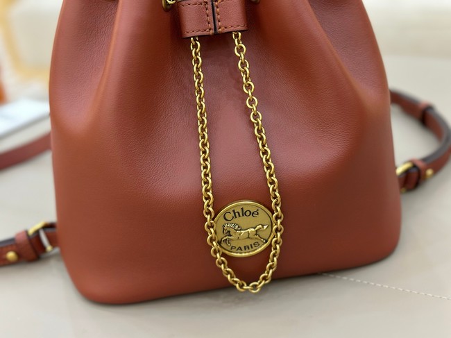 CHLOE leather shoulder bag 9965 tan