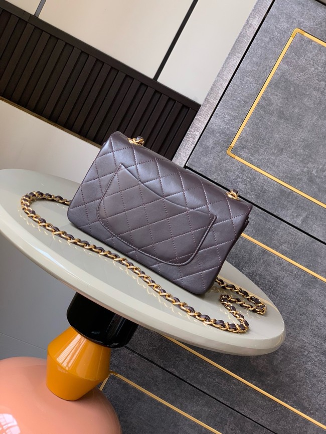 Chanel CLASSIC Original Leather 11.12 HANDBAG 1116 dark brown