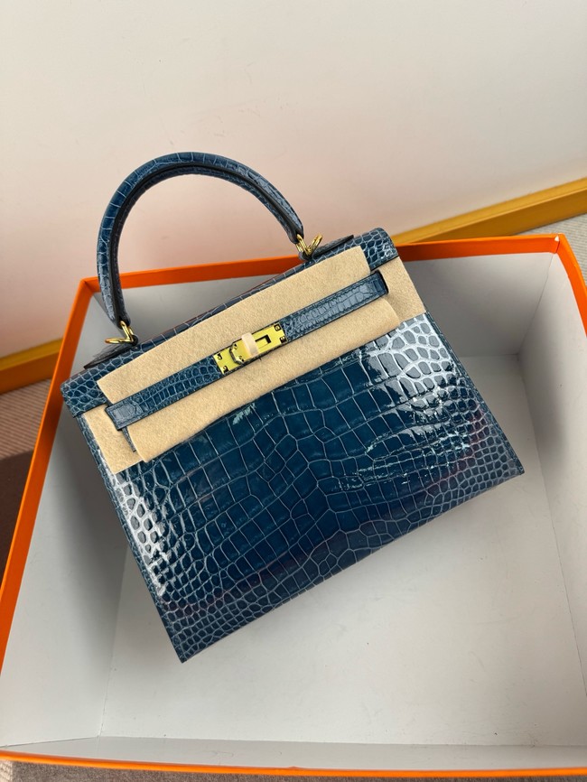 Hermes Kelly Shoulder Bags Nile crocodile leather KL3598-16