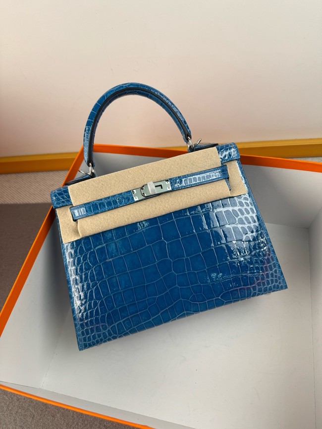 Hermes Kelly Shoulder Bags Nile crocodile leather KL3598-17