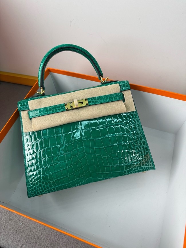 Hermes Kelly Shoulder Bags Nile crocodile leather KL3598-18