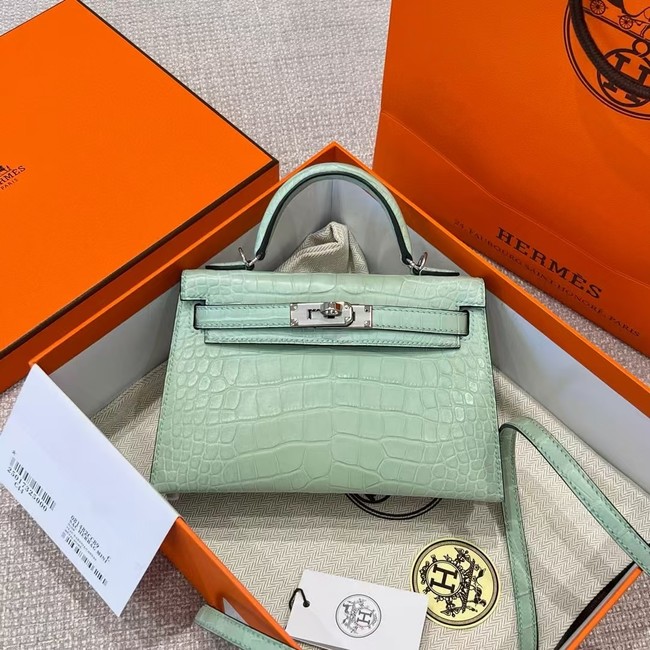 Hermes Kelly Shoulder Bags Nile crocodile leather KL2766-3