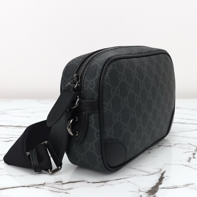 GUCCI GG CANVAS SMALL CROSSBODY BAG 821216 black