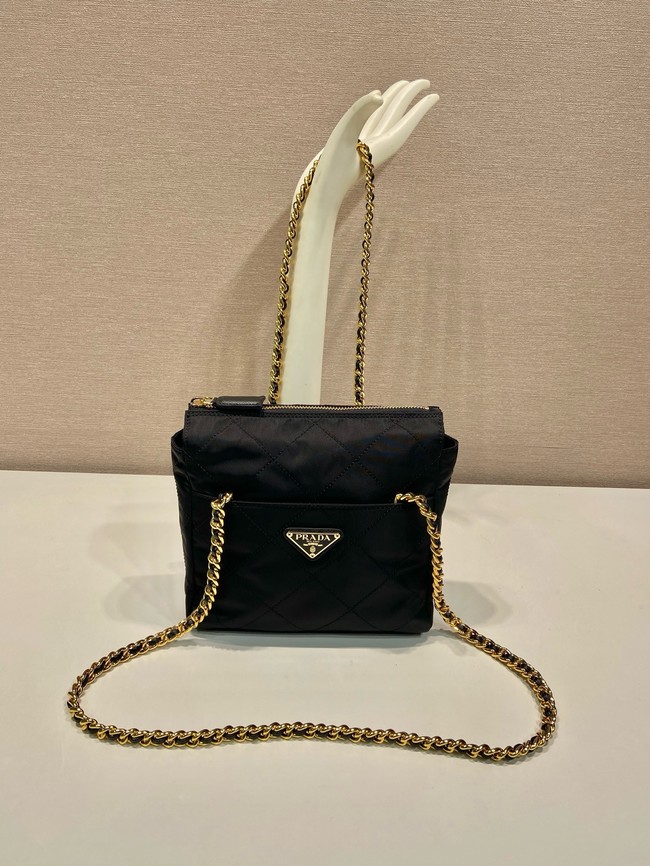 Prada Re-Edition nylon shoulder bag 1BD647 black