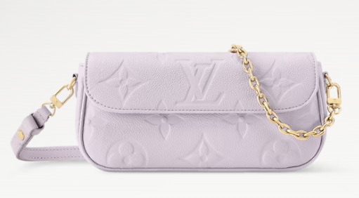Louis Vuitton NEW Wallet On Chain Ivy M25714 Misty