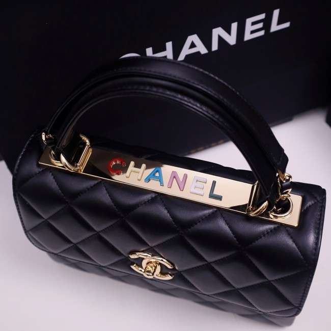 CHANEL small Flap Bag With Top Handle 92236-10