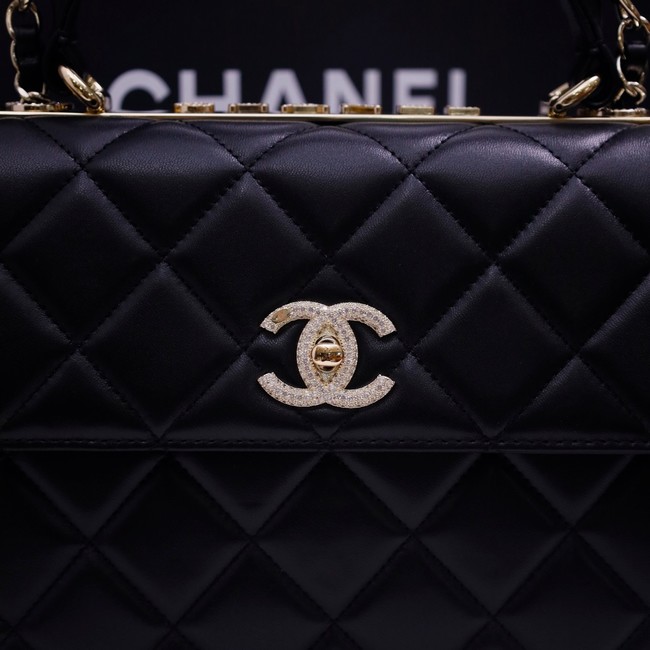 CHANEL small Flap Bag With Top Handle 92236-6
