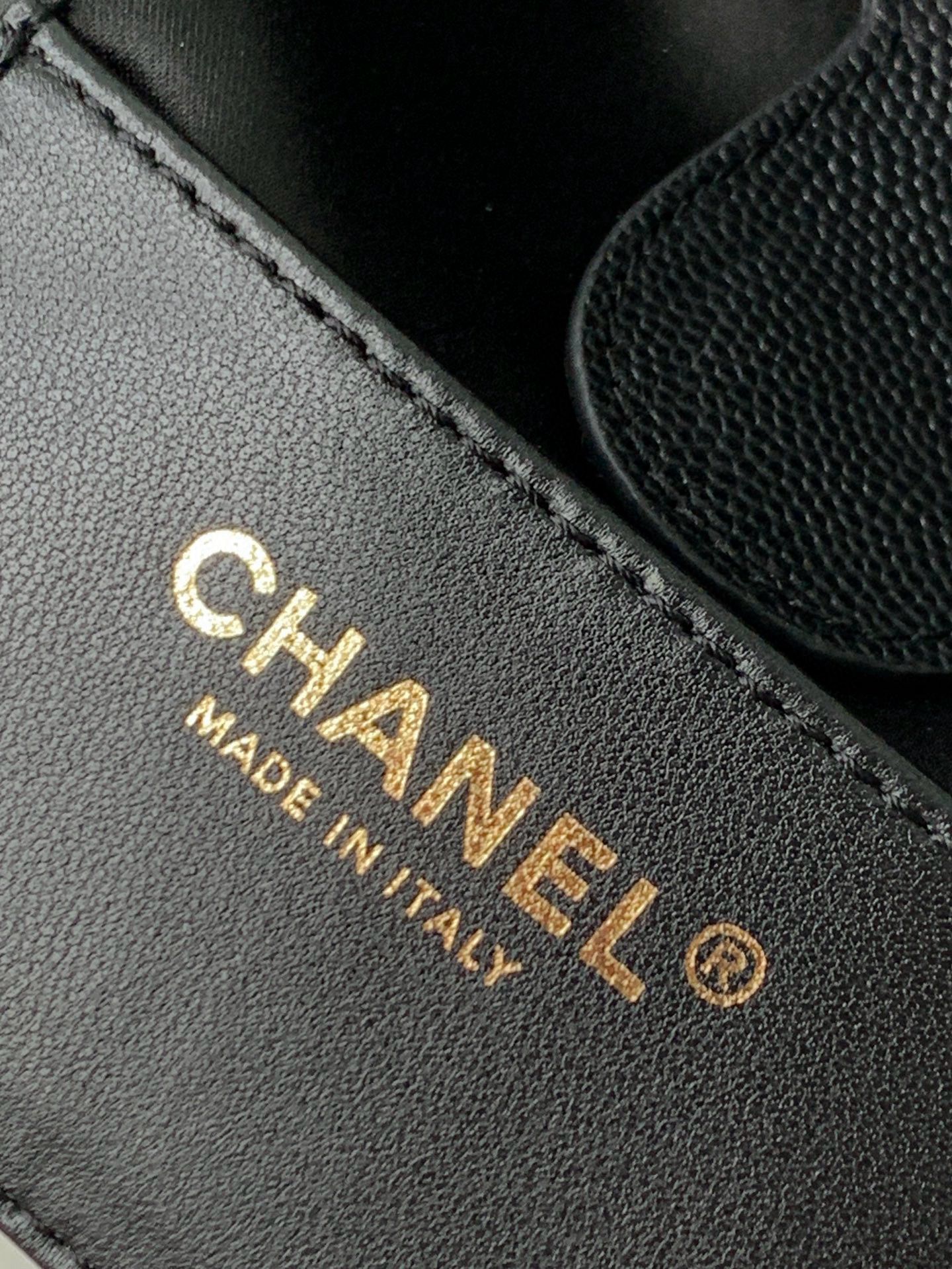 Chanel 25 Bag Original Caviar Leather Backpack AS5600 Black