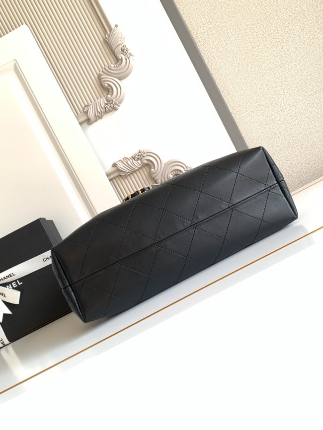 CHANEL Shopping Bag AS5434 black&brown