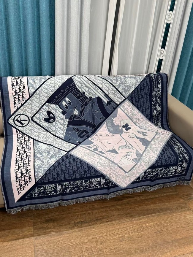 Dior Oblique Poncho Cashmere 21DOB9