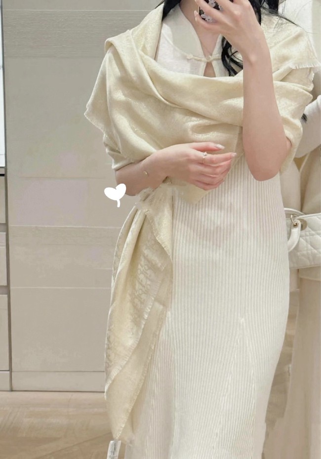 Dior Oblique Shawl Silk Blend 21DOB14