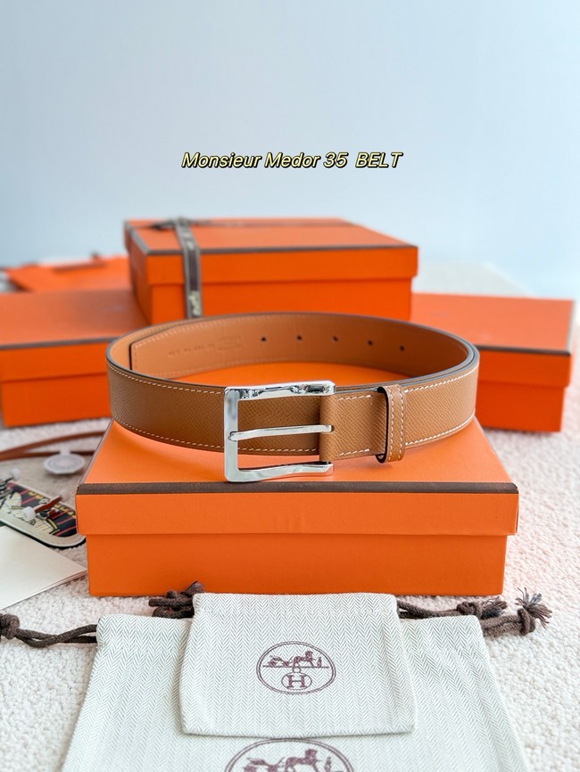 Hermes Epsom calfskin leather belt 66028
