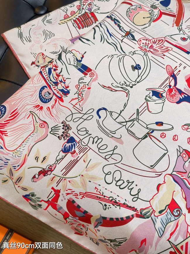 Hermes Shawl Cashmere and Silk Jacquard KY095