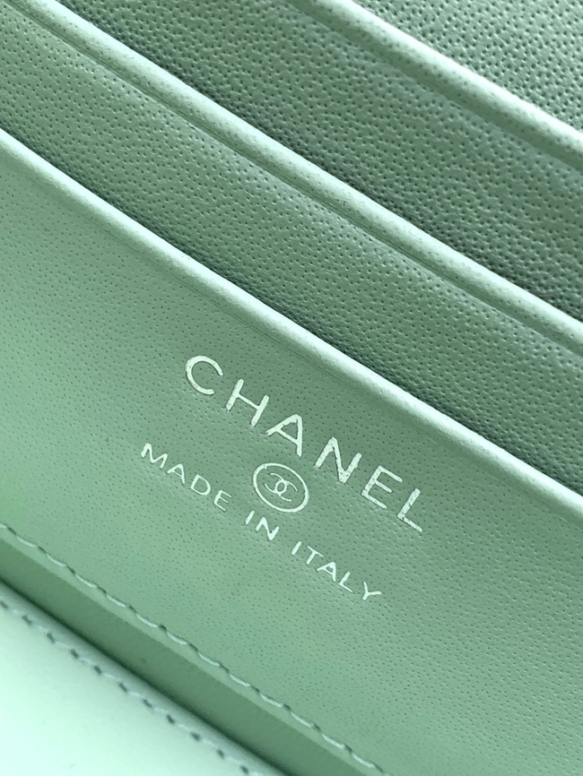 Chanel Long Vanity with chain AP4933 Lake green