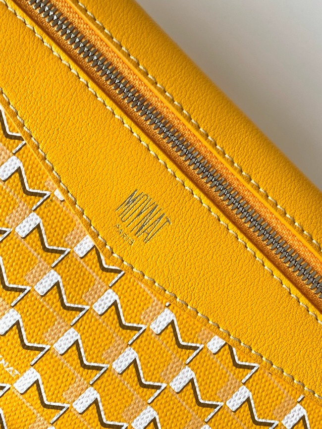 Goyard Calfskin Leather Tote Bag PM M8003 yellow