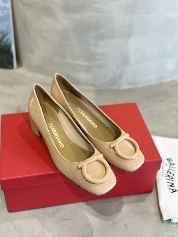 Ferragamo Shoes FMS00088 Heel 4CM