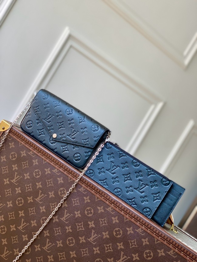 Louis Vuitton Felicie Pochette M27048 Pearly blue