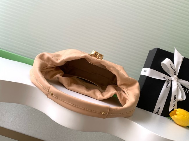 CHANEL Hobo Handbag AS5976 Apricot