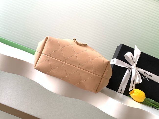 CHANEL Hobo Handbag AS5976 Apricot