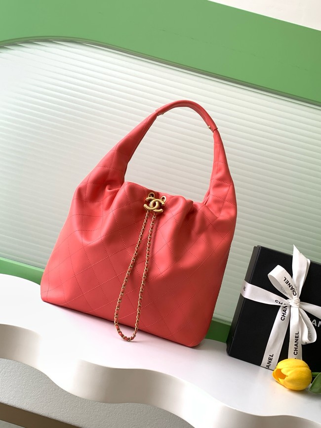 CHANEL Large Hobo Bag AS5967 red