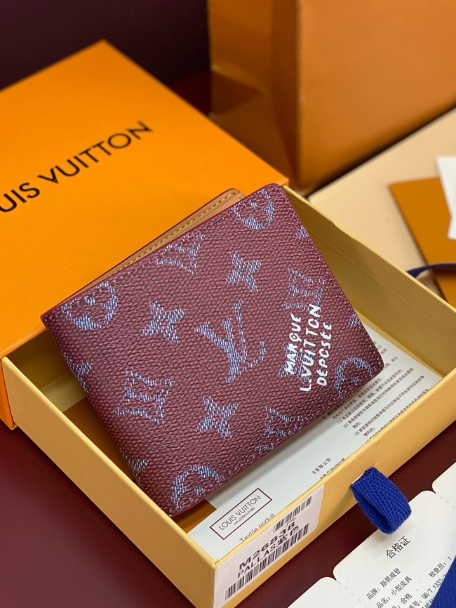 Louis Vuitton NEW Slender Wallet M26838 burgundy