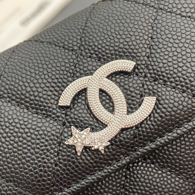 Chanel Flap Card Holder AP4812 black