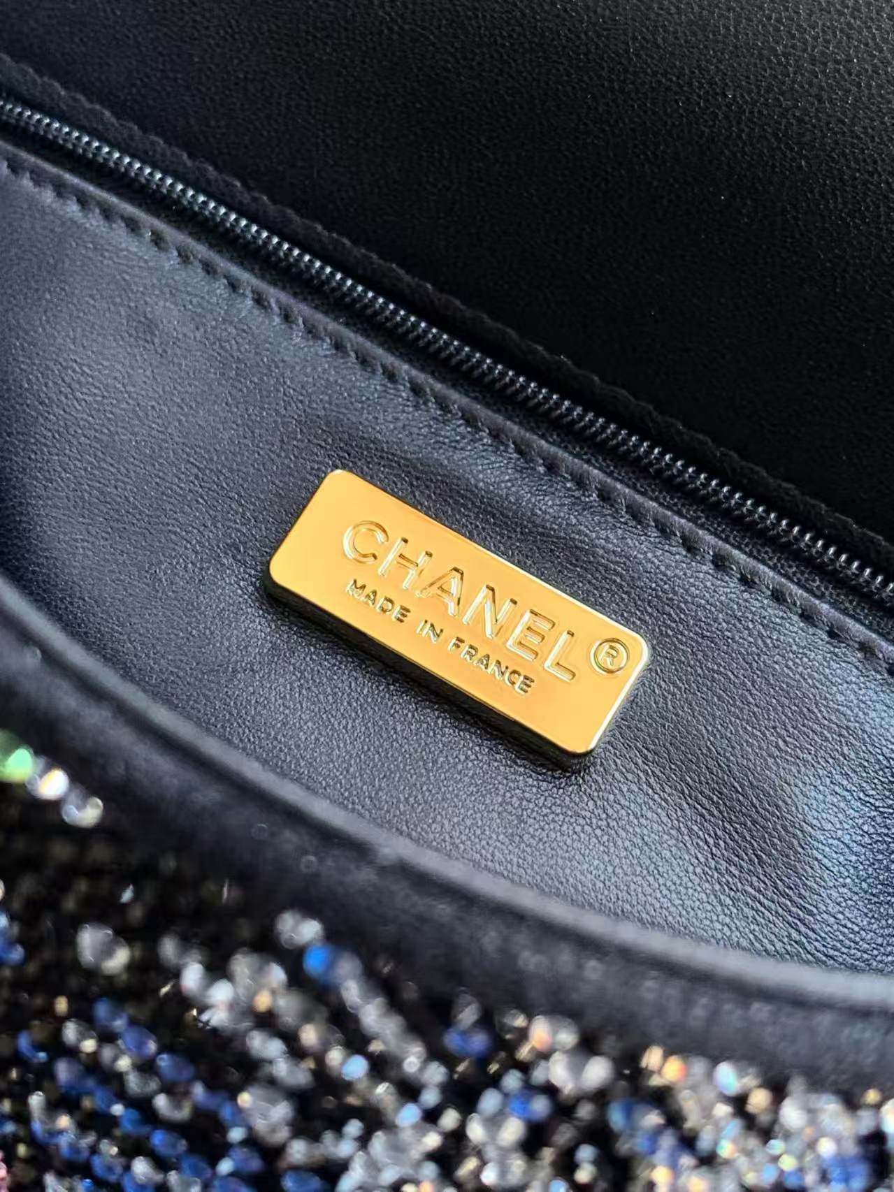 Chanel Starry Sky Diamond Inlay Flat Bag CF6171 Chanel Starry Sky Diamond Inlay Flat Bag CF6171