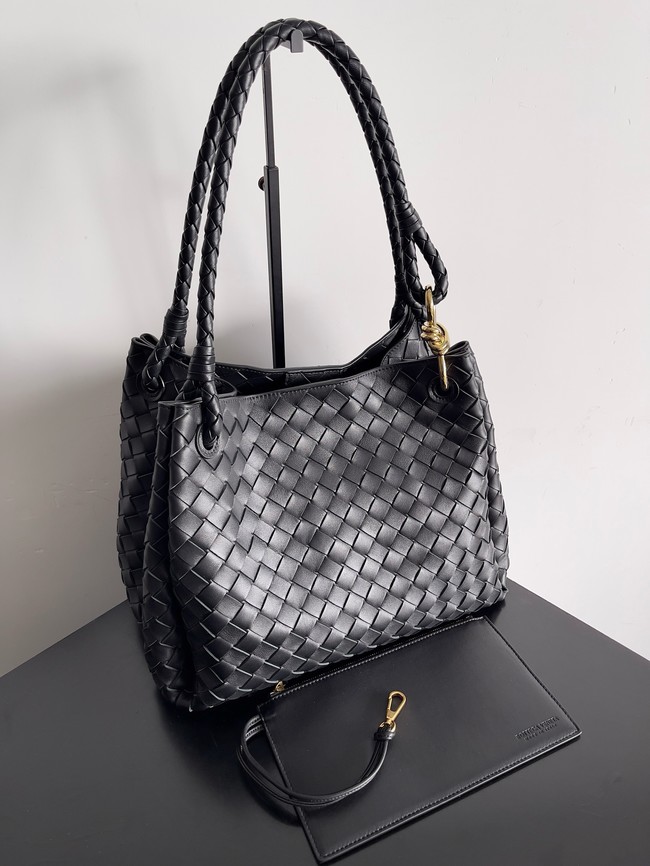 Bottega Veneta Parachute 826212 black&Brass finish