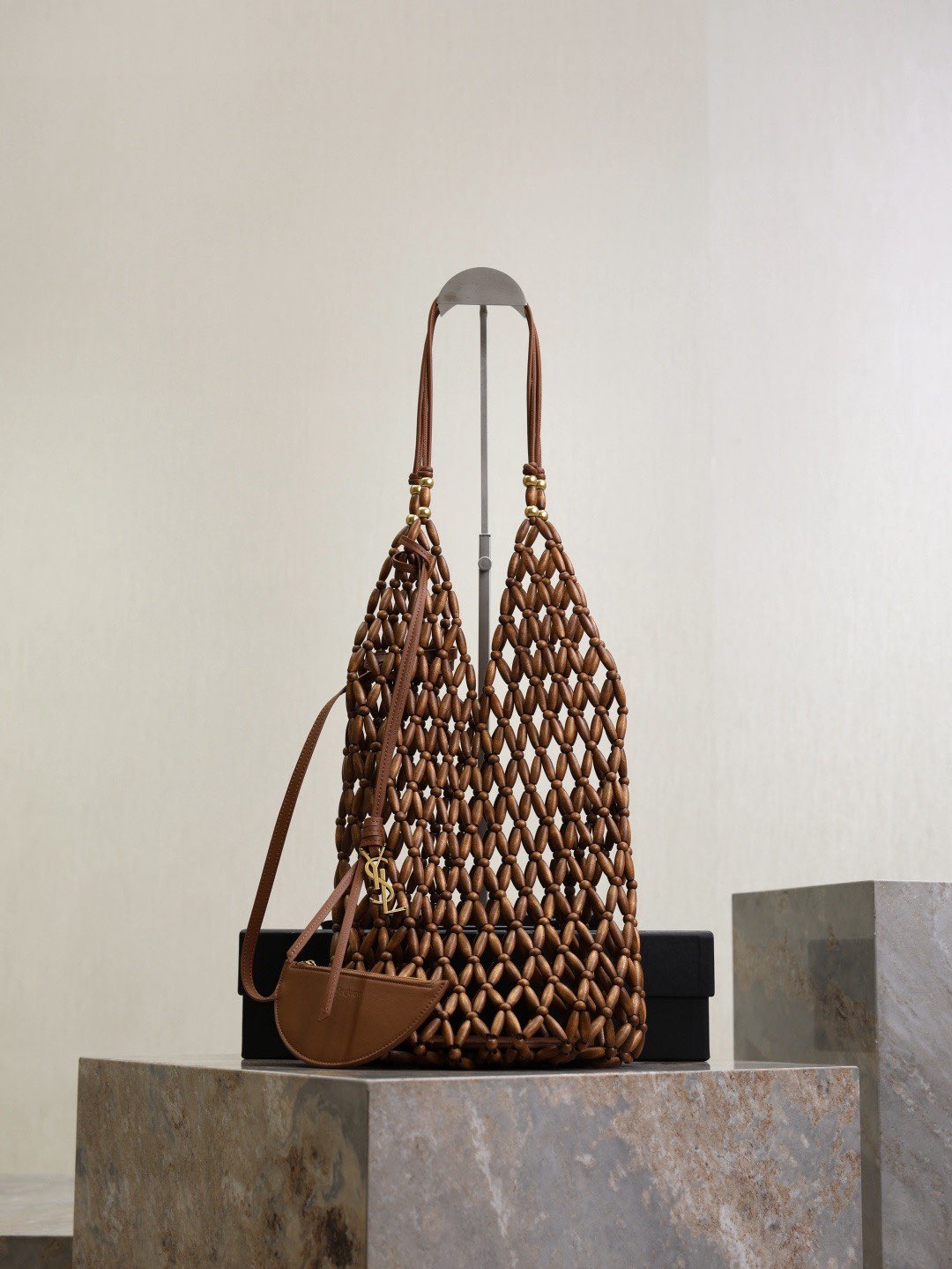 Saint Laurent Bucket Supple Bag 821911 Brown