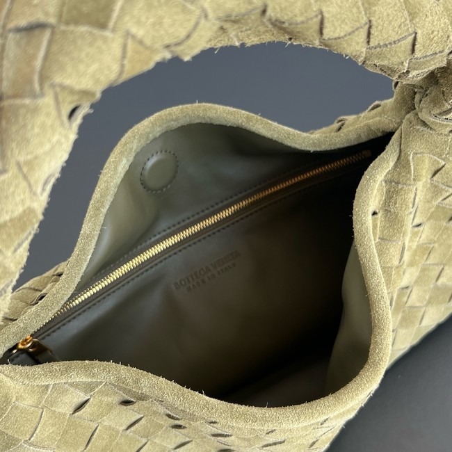 Bottega Veneta Hop calf leather Suede 796262 light green
