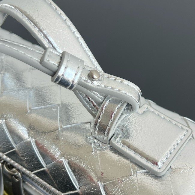 Bottega Veneta Bang Bang Intrecciato leather 789109 Silver&green
