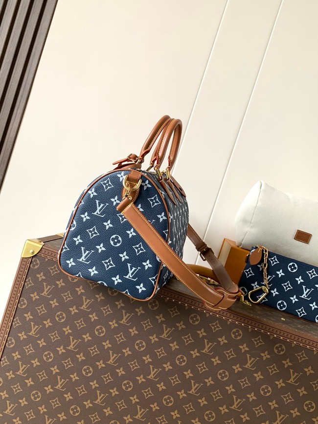 Louis Vuitton Speedy P9 Bandouliere 30 M15241 BLUE