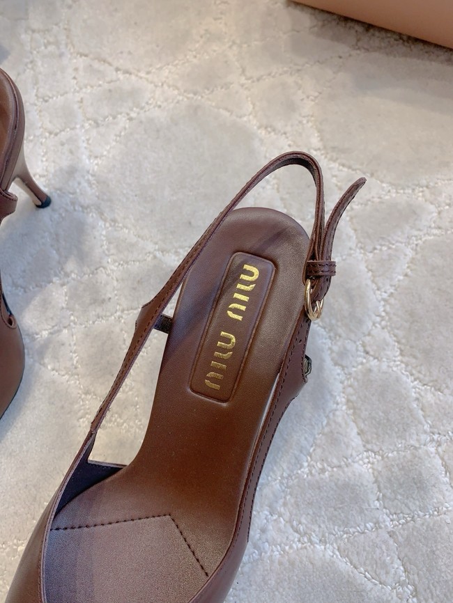 MIUMIU WOMENS Slingbacks Heel 8CM 55704-2