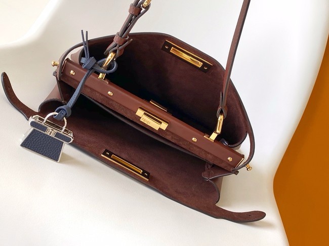 FENDI Way Small Bag 8BN367 wine red