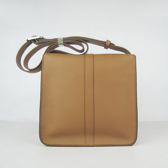 Hermes Light-Coffee Cow Leather Messenger Bags H2811 Hermes Light-Coffee Cow Leather Messenger Bags H2811