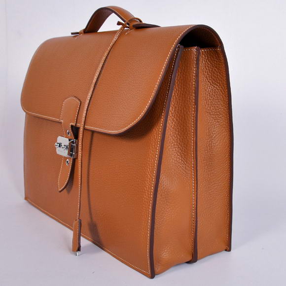 Hermes Sac Depeche 38cm Briefcase Clemence Camel Hermes Sac Depeche 38cm Briefcase Clemence Camel