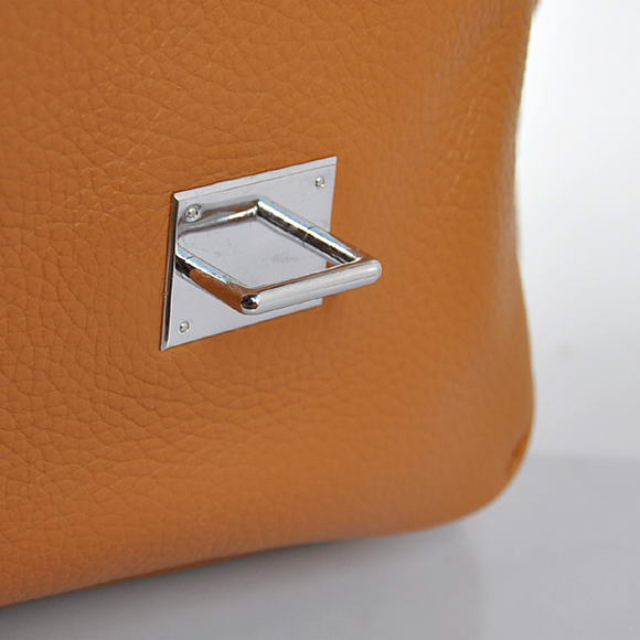Hermes Steve 38CM Travel Bag Clemence Leather Camel Hermes Steve 38CM Travel Bag Clemence Leather Camel