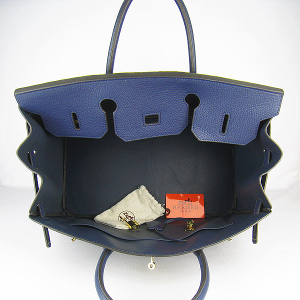 Hermes Birkin 40CM Togo Bag Dark Blue 6099 Gold Hermes Birkin 40CM Togo Bag Dark Blue 6099 Gold