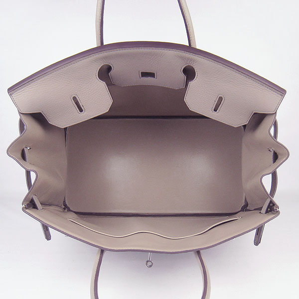 Hermes Birkin 40CM Togo Bag Grey 6099 Silver Hermes Birkin 40CM Togo Bag Grey 6099 Silver