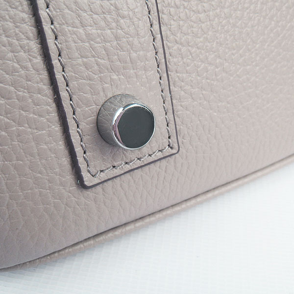 Hermes Birkin 6109 Togo Leather Bag Grey 42cm Silver Hermes Birkin 6109 Togo Leather Bag Grey 42cm Silver